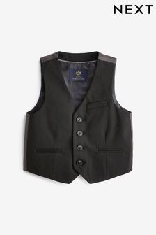 Black Stand Alone Waistcoat (12mths-16yrs) (A20458) | 7,280 Ft - 11,970 Ft