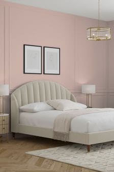 Soft Texture Light Natural Stella Upholstered Bed Frame (A20811) | €750 - €975