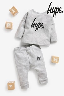 Hype. Baby Grey T-Shirt And Joggers Set