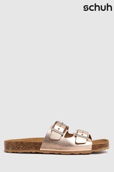 Schuh Brown Bronze Trust Leather Double Buck Sandals (A21030) | 40 €