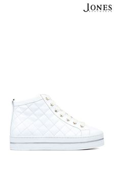 Jones Bootmaker Elenore Leather Quilted Trainers (A21131) | €54