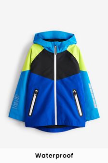 Blue Colourblock Waterproof Jacket (3-16yrs) (A21151) | $50 - $69