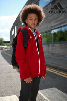 Rdeča - Šolska jakna za vse vremenske razmere adidas Junior Entrada 22 Junior (A21170) | €25