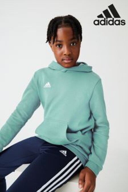 Vert menthe - Sweat à capuche Adidas Entrada 22 junior (A21172) | €26