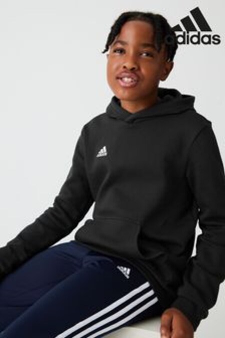 Schwarz - Adidas Junior Entrada 22 Kapuzensweatshirt (A21174) | 34 €