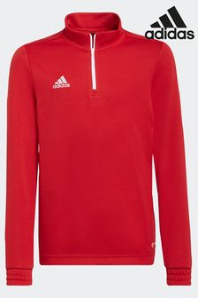 紅色 - Adidas童裝Entrada22 1／4拉鍊上衣 (A21179) | HK$257