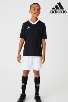 adidas Black Entrada 22 Junior T-Shirt (A21186) | R235