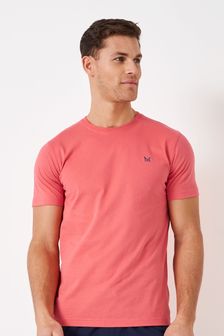 Crew Clothing Company Klassische T-Shirt aus Baumwolle, Orange (A21264) | 19 €
