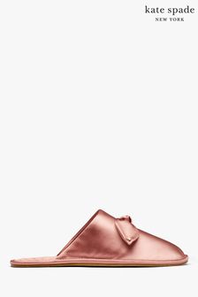 kate spade new york Pink Lawson Satin Bow Slippers (A21574) | 108 €