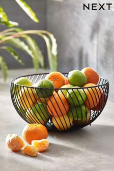 Black Wire Retro Kitchen Fruit Bowl Roll Holder (A21586) | kr148