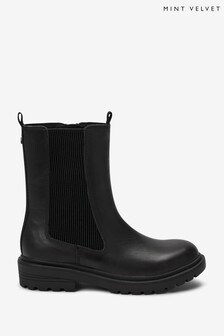 Черные кожаные ботинки челси Mint Velvet (A21775) | 30 620 тг - 31 900 тг