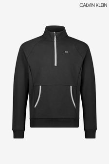 Calvin Klein Black Big Idea 1/4 Zip Sweatshirt (A23625) | 121 €