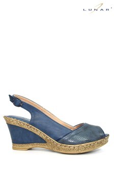 Lunar Blue Barnes Wedge Slingback Sandals (A23855) | 44 €