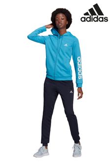 Синий - Спортивный костюм с текстовым логотипом adidas Essentials (A23924) | €71