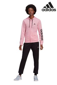 Розовый - Спортивный костюм с текстовым логотипом adidas Essentials (A23925) | €73