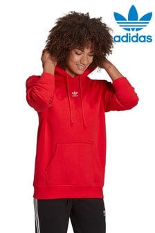 Rot - adidas Originals Kapuzensweatshirt in Boyfriend-Fit (A24046) | 60 €