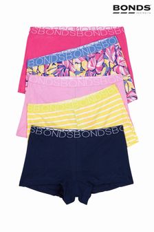 Bonds Girls Purple Shortie Briefs 5 Pack (A24076) | OMR8