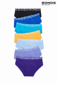 Bonds Boys Blue Briefs Seven Pack (A24077) | 31 €