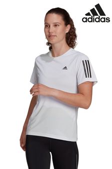 adidas White Own The Run T-Shirt (A24258) | $42