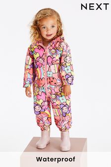 Pink Character Waterproof Puddlesuit (3mths-7yrs) (A24294) | €21 - €25