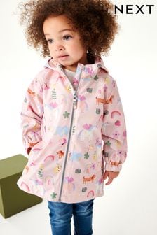 Unicorn roz - Jachetă hanorac cu imprimeu Rezistent la duș (3 luni - 7 ani) (A24296) | 137 LEI - 170 LEI