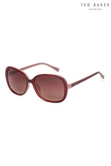 Ted Baker Burgundy & Pink Oversized Fashion Sunglasses (A24786) | kr991