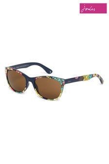 Солнцезащитные очки с темно-синей оправой и цветочным принтом Joules (A24804) | 47 850 тг