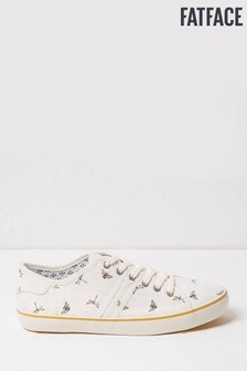 FatFace White Lola Bee Print Trainers (A26260) | ₪ 163