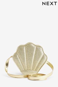Gold Glitter Shell Cross-Body Bag (A26714) | €14