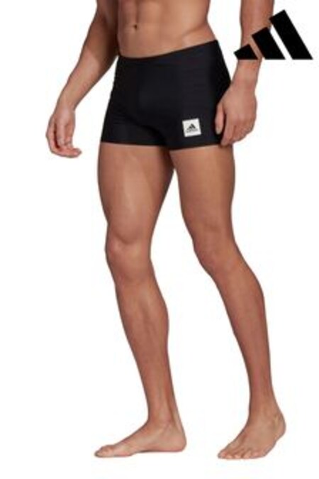 adidas Black Solid Boxer Swim Shorts (A26855) | €28