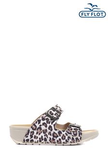 Fly Flot Animal Leopard Print Mule Sandals (A27150) | 47 €