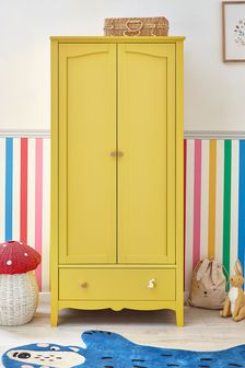 Joules at Next Yellow Double wardrobe with Drawer (A27750) | €725
