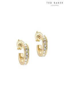 Ted Baker Gold Seenita Nano Hoop Huggie Earrings (A27772) | ₪ 140