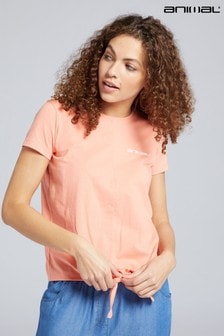 Animal Lexi Organic T-Shirt mit Grafik und Knotendetail für Damen (A28496) | 10 €