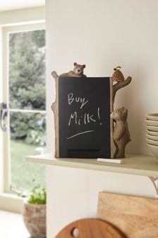 Brown Bertie Bear Chalkboard With Chalk (A28920) | €32