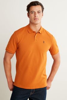 Amber Orange Regular Fit Pique Polo Shirt (A28974) | 23 €
