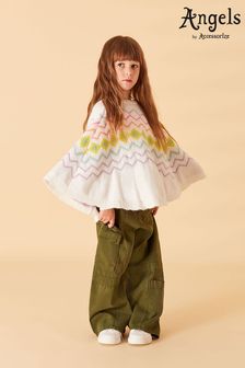 Angels by Accessorize Natural Geometric Fairisle Pattern Poncho (A29257) | €28