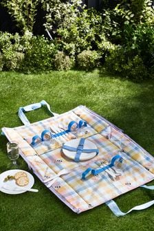 Blue Bees 4 Person Filled Picnic Tote Bag (A29270) | $52