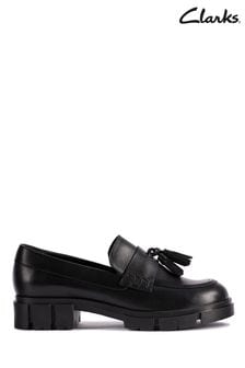 Clarks Black Teala Loafer Shoes (A31072) | €93