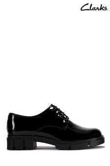 Clarks Black Pat Teala Lace Shoes (A31073) | 93 €