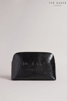 Ted Baker Black Crocana Croc Detail Debossed Washbag (A31194) | 61 €