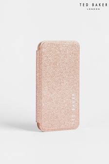 Ted Baker Pink Dianoe Glitter Iphone 12 / 12 Pro Mirror Case