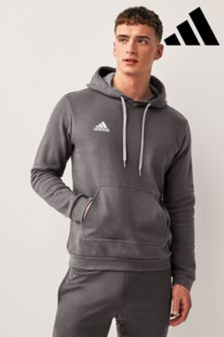 Grau - Adidas Entrada 22 Kapuzensweatshirt (A31420) | 47 €