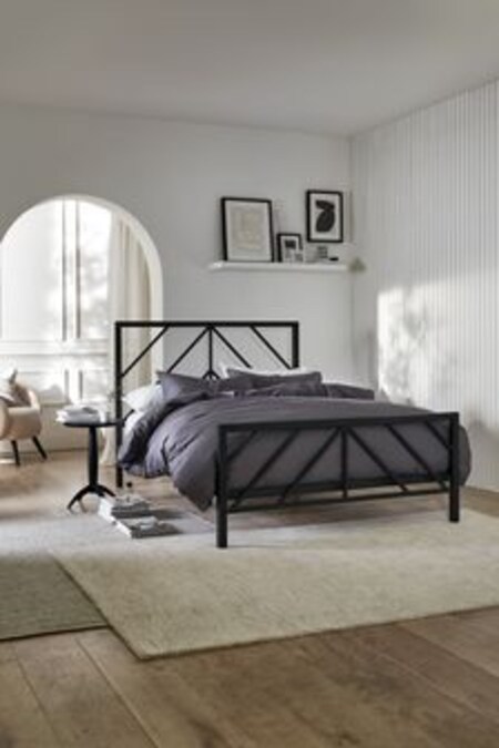 Black Piper Metal Bed Frame (A31631) | €460 - €650
