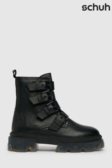 Schuh Black The Edit Parsley Leather Boots (A31725) | ₪ 442