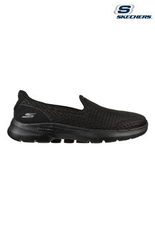 Skechers Black Go Walk 6 Big Splash Shoes