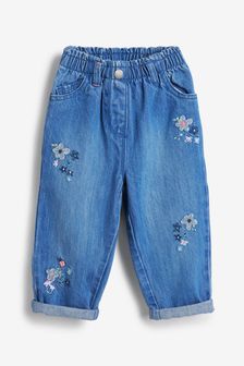 Bright Blue Paperbag Jeans (3mths-7yrs) (A32020) | €8.50 - €10