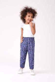 Navy Blue Pull-On Trousers (3mths-10yrs) (A32043) | 11 € - 15 €