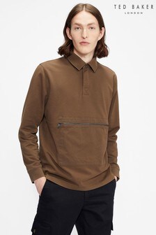 Ted Baker Brown Erands Rugby Top (A32361) | ₪ 414