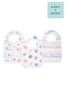 aden + anais Cotton Muslin Disney Baby Snap Bibs 3 Pack (A32746) | 890 UAH